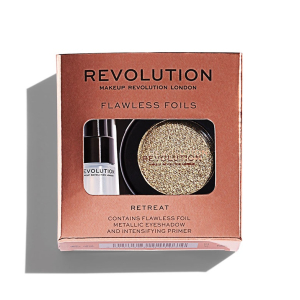 Makeup Revolution - Праймер + тени для век Flawless Foils, Retreat