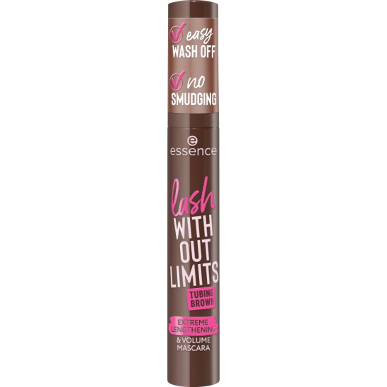 Тушь для ресниц удлиняющая термостойкая Lash Without Limits Tubing, 05 Brown - 1