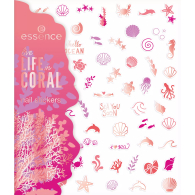 Стикеры для ногтей Live Life in Coral nail stickers