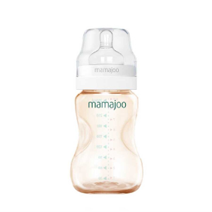 MAMAJOO - Бутылочка для кормления антиколиковая 6+ Gold Feeding Bottle, 250 мл