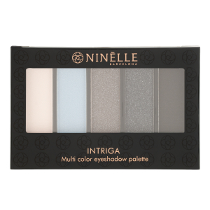 Ninelle - Палетка теней для век Intriga, 523 холодный серый