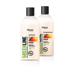 Astore cosmetics - Green Line - Шампунь с маслом персика, 300 мл
