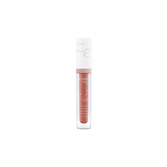 Бальзам для губ Powerfull 5 Liquid Lip Balm, 080 Golden Ginger - 1