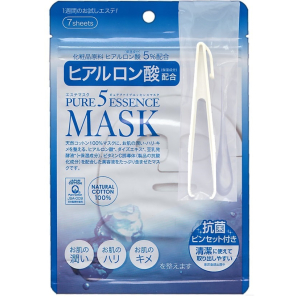 JAPAN GALS - Pure5 Essence - Маска для лица с гиалуроновой кислотой - 7 шт