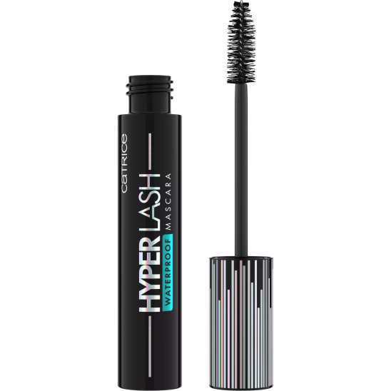 Тушь для ресниц объём и длина водостойкая Hyper Lash Waterproof Mascara, 010 Electric Black - 1