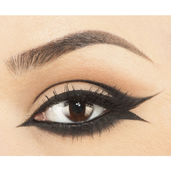 Двусторонний карандаш-лайнер для макияжа глаз two timer - dual ended eyeliner - jet black - 1 шт. - 1