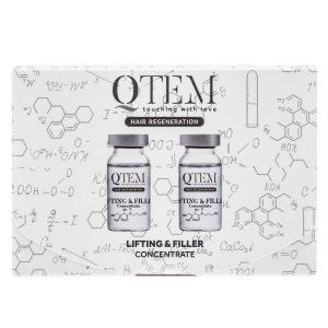 Qtem - Холодный Ботокс для волос Лифтинг и Филлер концентрат, 2*15 мл