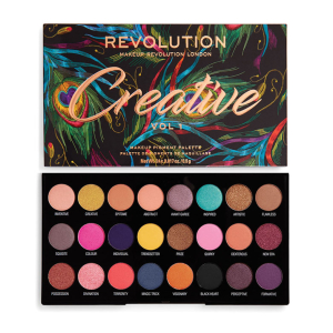 Makeup Revolution - Палетка пигментов для век Creative Vol 1 Makeup Pigment Palette