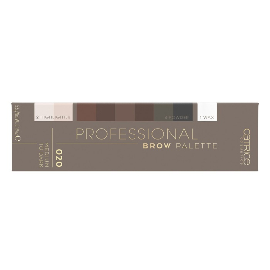 Палетка для бровей professional brow palette Medium To Dark - 1