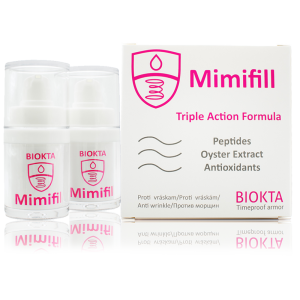 Biokta - Высокоактивный анти-возрастной крем - Mimifill 2*15мл.