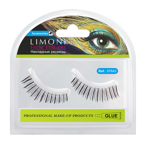 Limoni - Накладные ресницы False eyelash + клей - FL1036