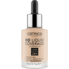 Тональная основа HD Liquid Coverage Foundation, 010 Light Beige светло-бежевый