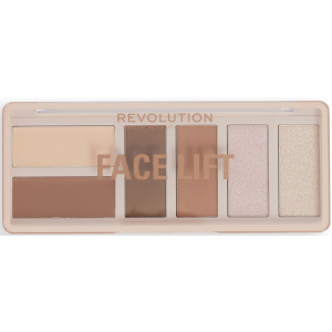 Makeup Revolution - Палетка для макияжа: бронзеры/хайлайтеры Face Lift Palette, Light to Medium10,8 г