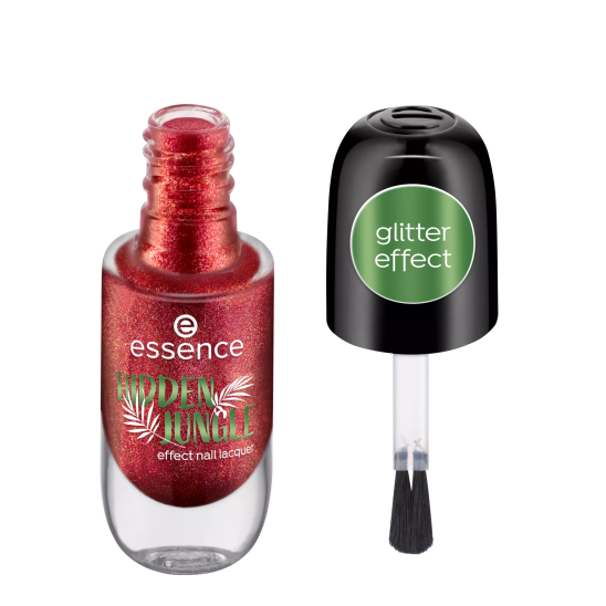 Лак для ногтей Hidden Jungle Effect Nail Lacquer, 05 Forbidden Berry - 2