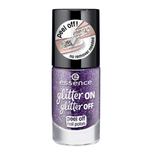 essence - Лак для ногтей с глиттером - Glitter On Glitter Off - т.04 Spotlight on!