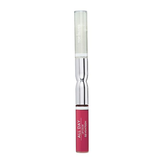 Жидкая стойкая помада-блеск All day lip color & top gloss, 77 Малиновый щербет - 1