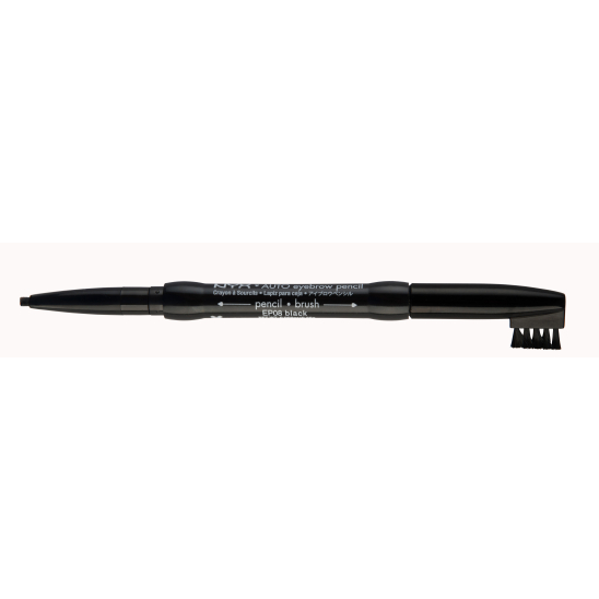 Карандаш для бровей auto eyebrow pencil - 08 black - 1