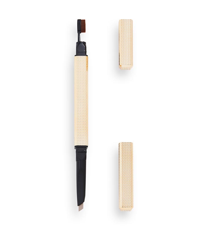 Контурный карандаш для бровей с щеточкой Eyebrow pencil Rockstar, Medium Brown, 0,3 г