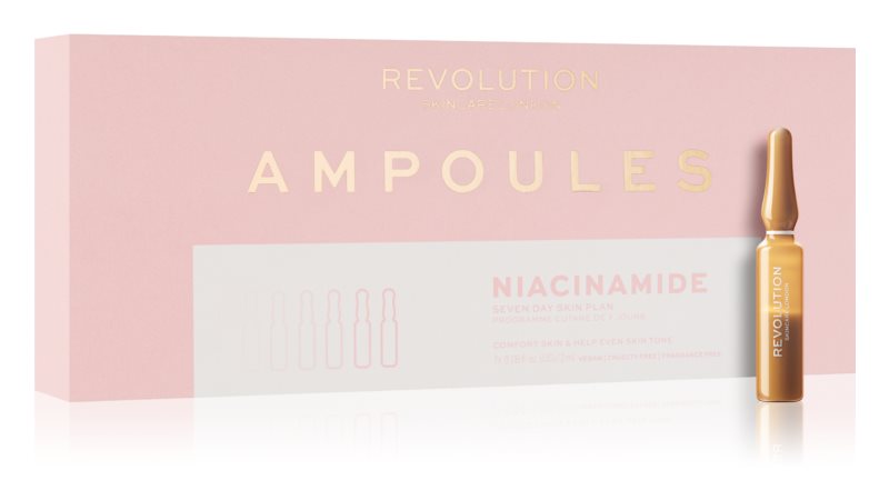 Ампулы для создания ровного тона лица Ampoules Niacinamide Seven Day Skin Plan, 7x2 мл