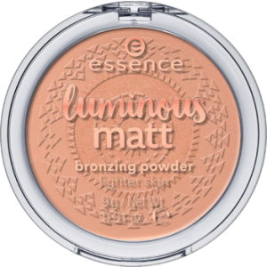 essence - Пудра компактная - luminous matt bronzing powder - 01, бронзирующая