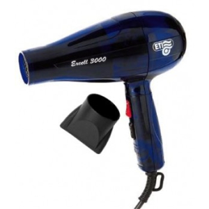 ETI - Фен Excell 3000, 2000Вт прозрачный cиний