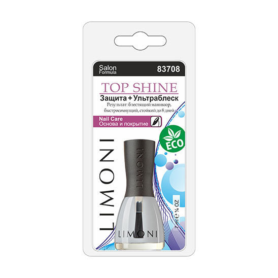 Основа и покрытие Top Shine Защита+Ультраблеск - блистер - 1