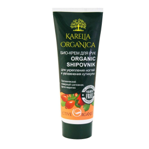 Karelia Organica - Био-крем для рук «Organic Shipovnik» для укрепления ногтей и увлажнения кутикулы, 75 мл75 мл