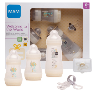 MAM - Welcome to the world Giftset Подарочный набор для новорожденных, бежевый, 0+ мес.