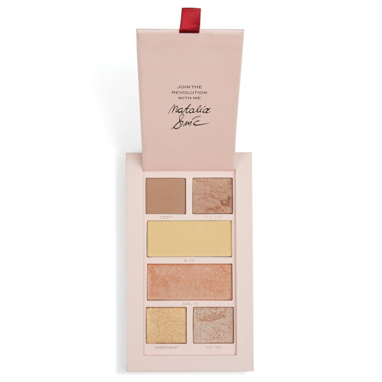 Палетка для макияжа лица: хайлайтер и бронзер Nath Highlight & Contour Palette - 1