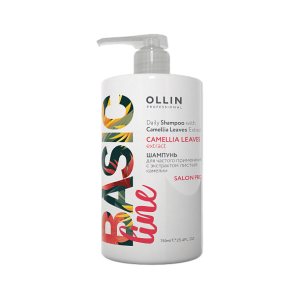 Ollin Professional - Шампунь для частого применения с экстрактом листьев камелии750 мл