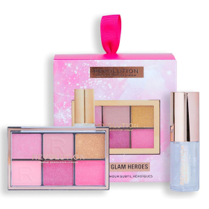 Makeup Revolution - Подарочный набор Mini Soft Glam Heroes