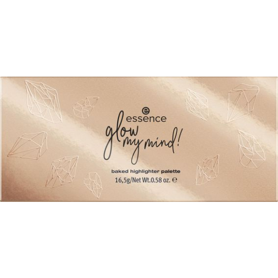 glow my mind! - Палетка запеченных хайлайтеров baked highlighter palette - т.01 - 2