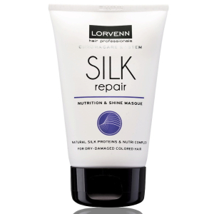 LORVENN - Интенсивная реструктурирующая маска для волос c протеинами шелка Chromacare System Silk Repair Nutrition & Shine Masque100 мл