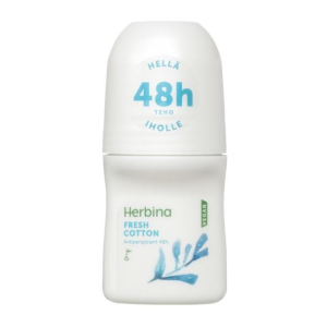 Herbina - Шариковый антиперспирант Хлопок 48ч, 50 мл