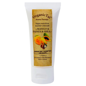 OrganicTai - Cуперпитательный крем для рук с маслами манго, папайя и ши Extra Nutrition Hand Cream Mango & Papaya & Shea60 мл