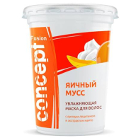 Маска для волос увлажняющая - «яичный мусс» на основе яичного лецитина с экстрактом манго