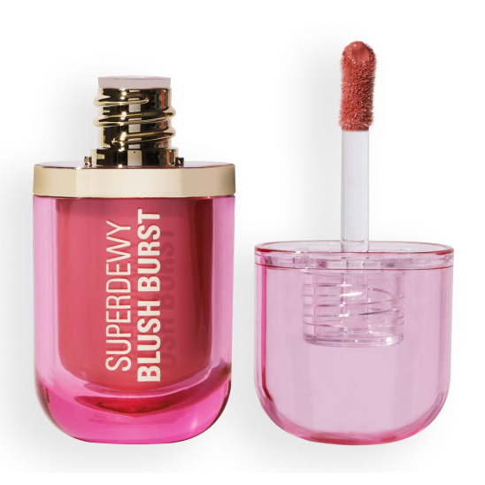Румяна жидкие Super Dewy Blush Burst, Strawberry Milkshake Cool Pink - 3