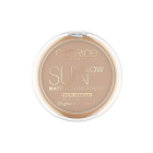Пудра компактная Sun Glow Matt Bronzing Powder с эффектом загара матирующая, 030 Medium Bronze