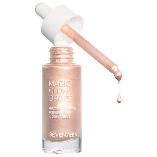 Жидкий хайлайтер Magic Glow Drops, 02 Сияющий золотой - 2