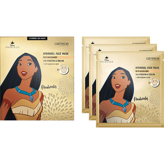 Disney Princess Гидрогелевая маска для лица Pocahontas, 3 шт - 1