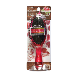 VESS - Увлажняющая расческа для волос с маслом семян клюквы, круглая Fruit Seed Brush