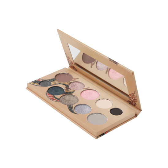 Палетка теней для век Color Splash, 147 Серо-нюдовый с сияющим розовым - 3