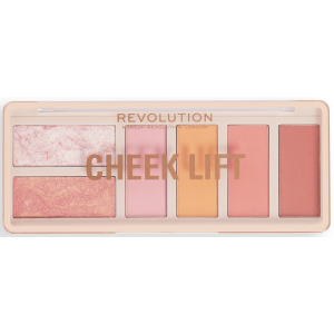Makeup Revolution - Палетка для макияжа: румяна/хайлайтеры Cheek Lift Palette, Pink Energy10,8 г