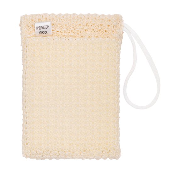 Мочалка брикет для пилинга с индикатором износа, цвет в ассортименте - 1