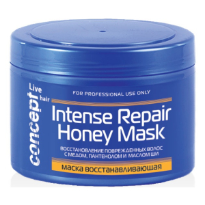 Concept - Маска восстанавливающая с медом для сухих и поврежденных волос Intense repair honey masque500 мл