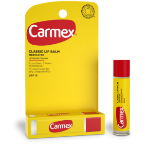 Carmex - Бальзам для губ классический, стик в блистере с защитой от воздействия ультрафиолета SPF15