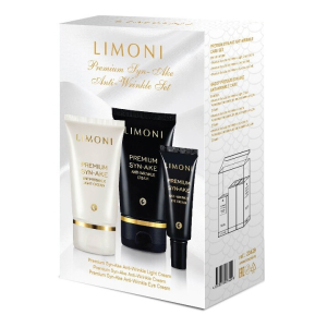 Limoni - Набор средств по уходу за лицом Premium Syn-Ake Anti-Wrinkle Care Set Набор Sleep.Mask 50 мл+Eye Cream 25 мл+Light Cream 50 мл
