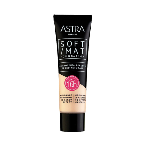 Astra Make-Up - Основа тональная Soft mat foundation, 01 Cloud30 мл