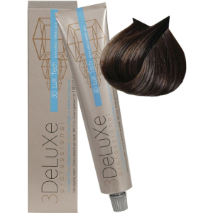 3Deluxe Professional - 5.7 Крем-краска для волос Средний коричневый кашемир100 мл