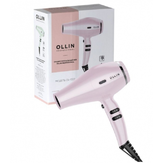 Фен профессиональный OL-7202 Pink, 2000-2300W - 2